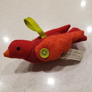 Starbucks 2008 Plush Red Bird Ornament